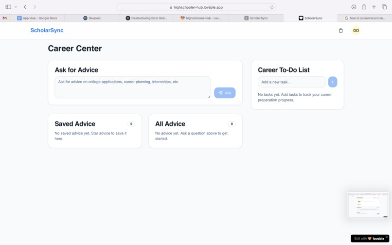 ScholarSync – screenshot 2