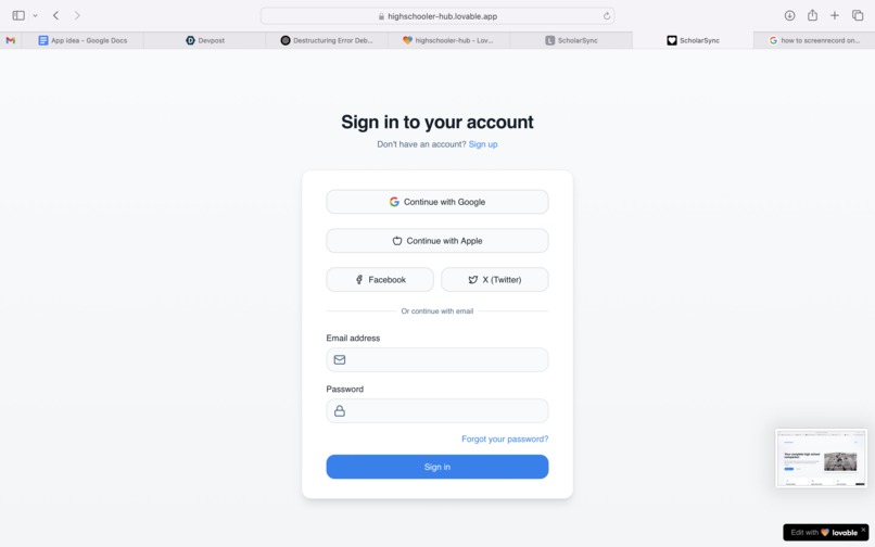 ScholarSync – screenshot 4