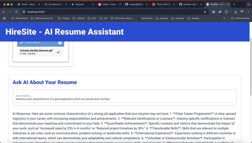 HireSite – screenshot 1