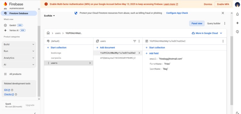 EcoRide – screenshot 1