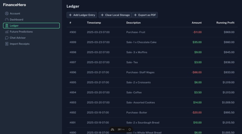 FinanceHero – screenshot 3