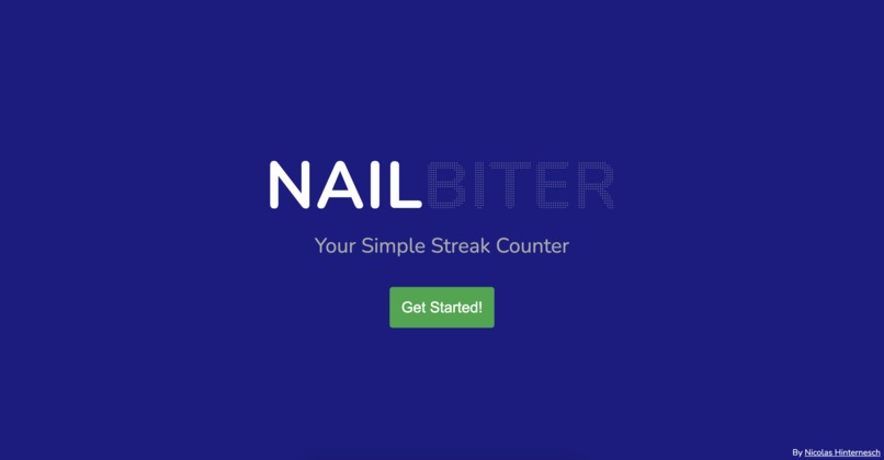 Nailbiter - Your Simple Streak Counter – screenshot 1