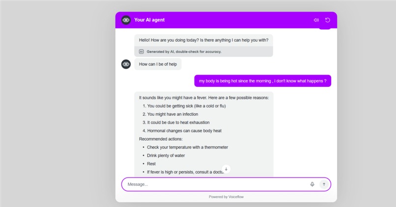 AI that Cares – screenshot 2