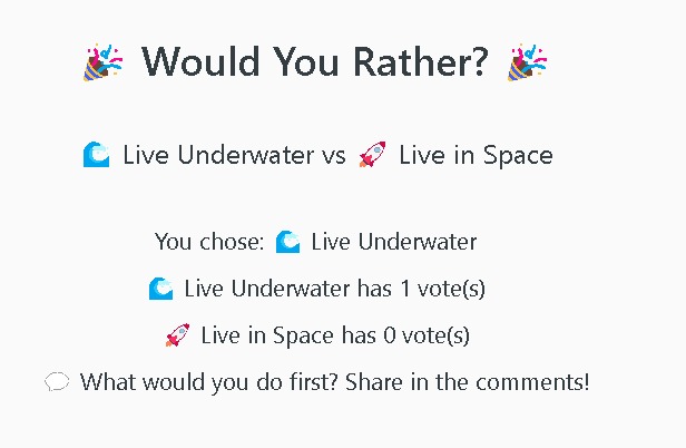 RedBeret: Would you Rather? – screenshot 3
