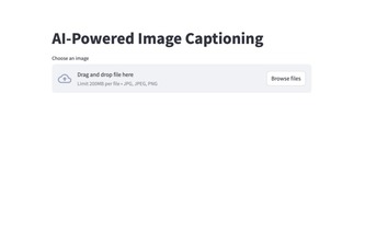 AI-Powered Image Captioner