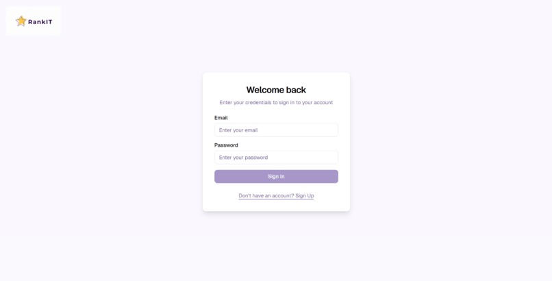 RankIt – screenshot 1