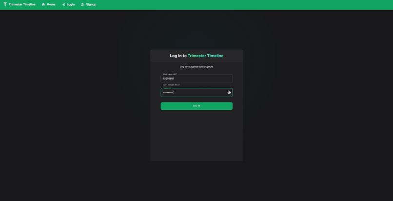 Trimester Timeline – screenshot 1