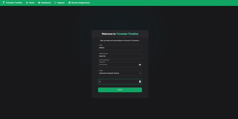 Trimester Timeline – screenshot 5