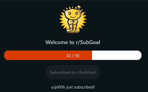 Subscriber Goal – screenshot 2