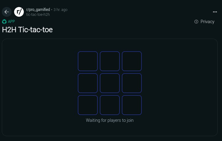 Reddit Tic Tac Toe Showdown – screenshot 2