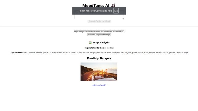 MoodTunes AI – screenshot 3
