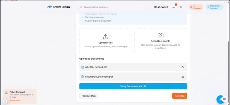 Swiftclaim – screenshot 6