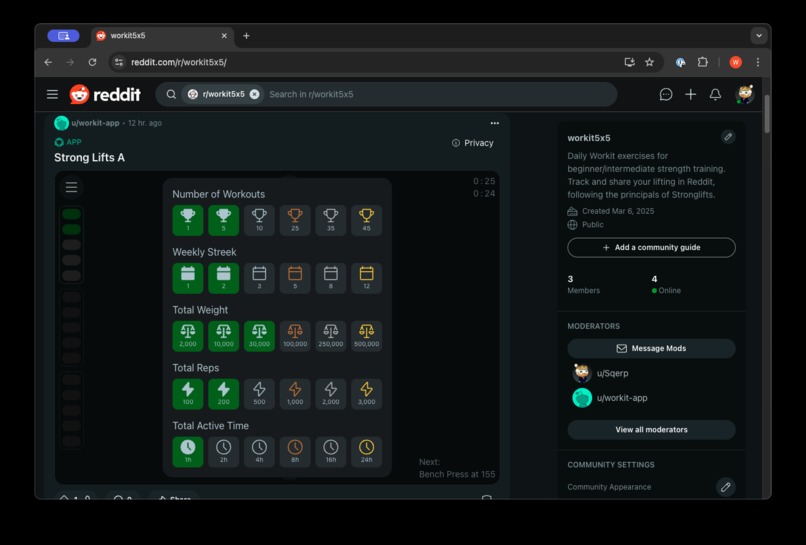 Workit – screenshot 8