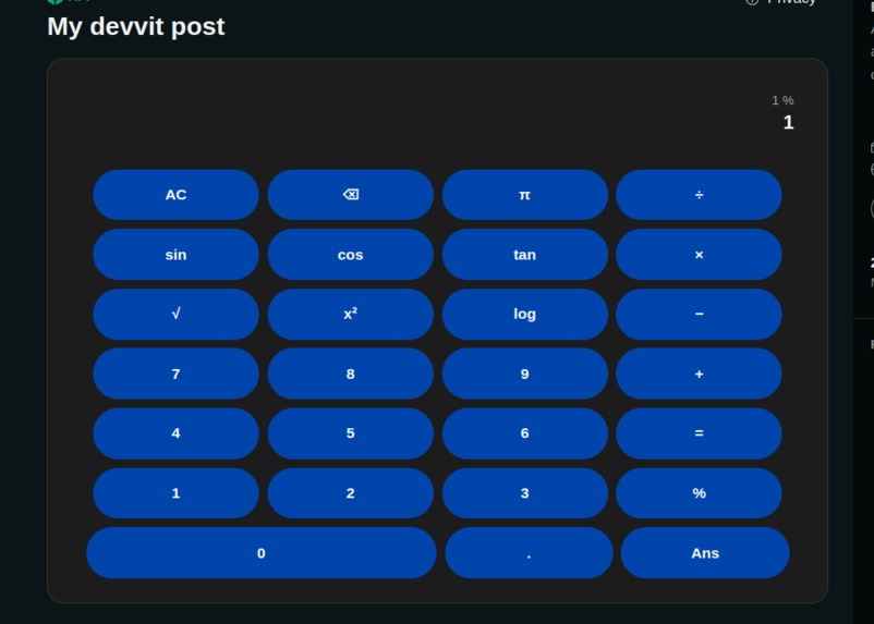 scientific-calculator – screenshot 1