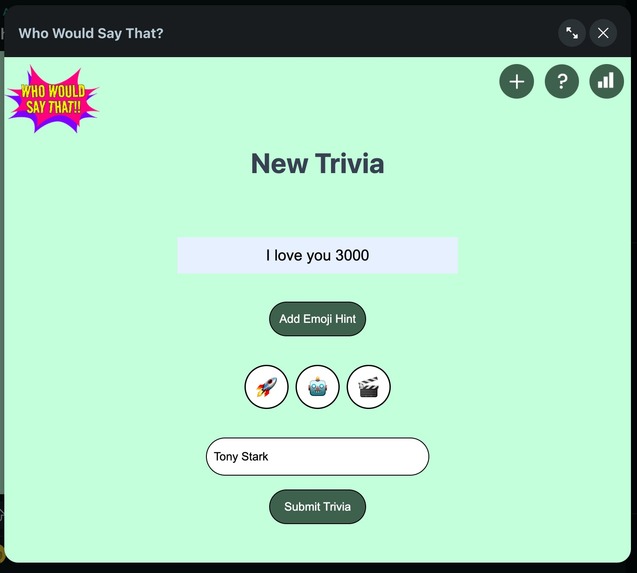 WhoWouldSayThat – screenshot 5