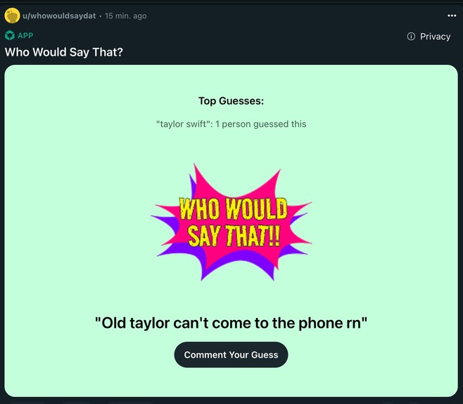 WhoWouldSayThat – screenshot 7