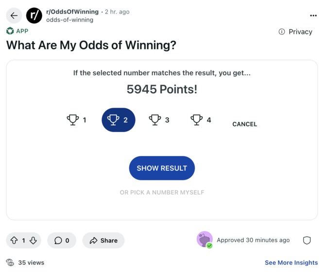 Odds of Winning – screenshot 3