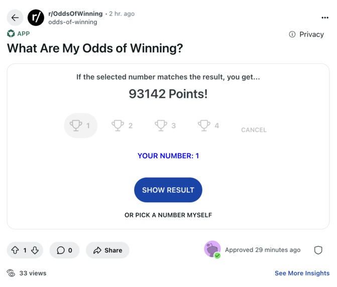 Odds of Winning – screenshot 5
