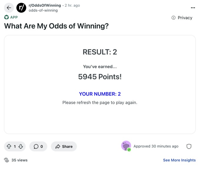 Odds of Winning – screenshot 4