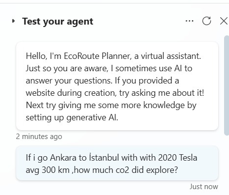EcoRoute Planner – AI-Powered Sustainable Travel Assistant – screenshot 2