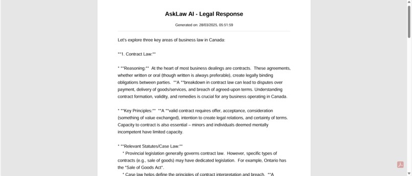 AskLawAI – screenshot 4