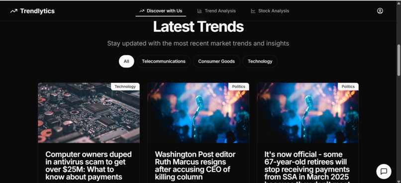 Trendlytics – screenshot 2