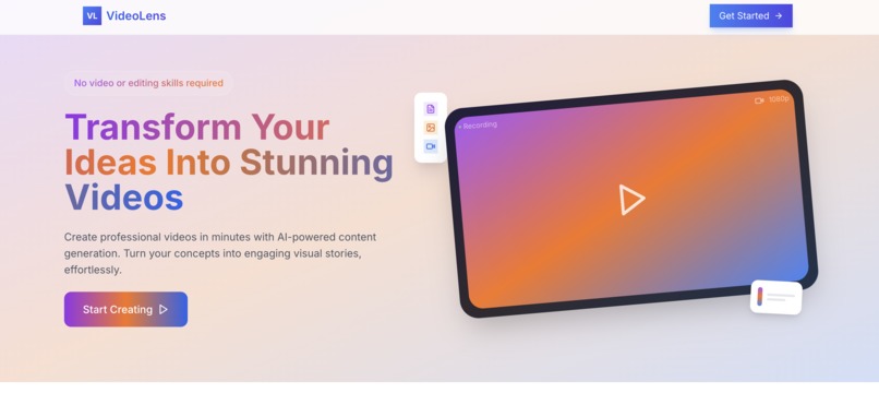 Videolens – screenshot 1