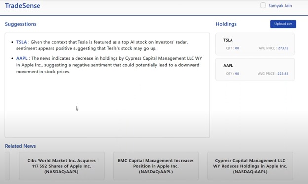 TradeSense – screenshot 1