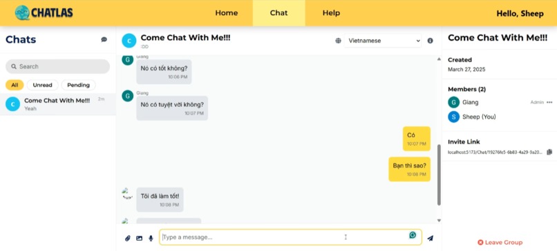 Chatlas – screenshot 6