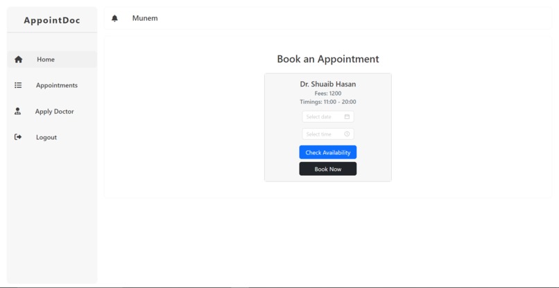DoctorAppoint – Seamless Healthcare at Your Fingertips – screenshot 2