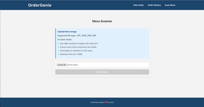 OrderGenie - Voice-Powered Restaurant Ordering – screenshot 5