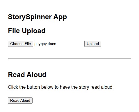 Story spinner – screenshot 1