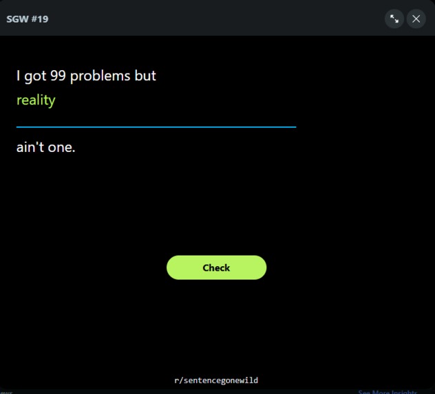 Sentence Gone Wild – screenshot 3