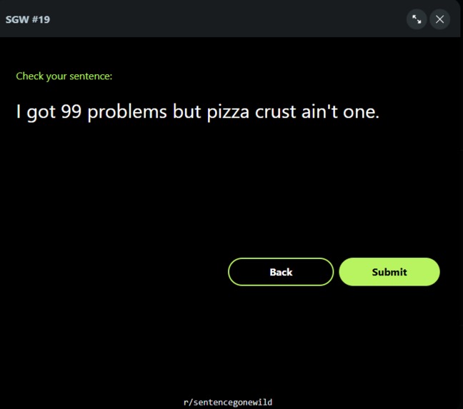 Sentence Gone Wild – screenshot 4