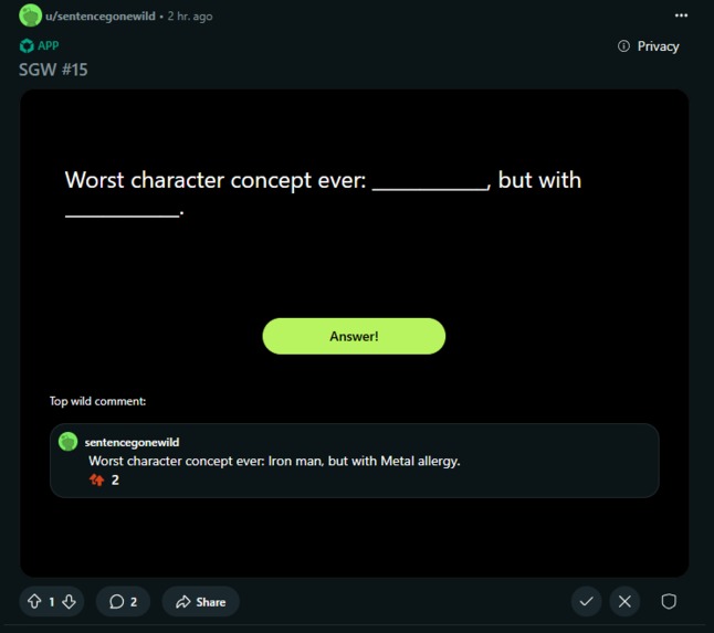 Sentence Gone Wild – screenshot 7