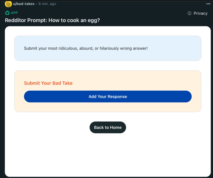 Certified Bad Takes – screenshot 2