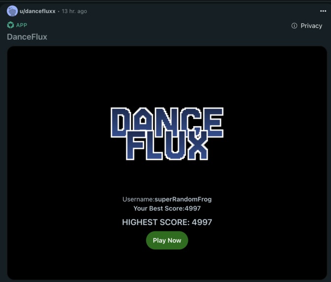 DanceFlux – screenshot 1