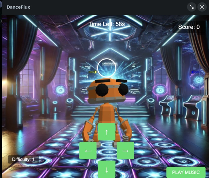 DanceFlux – screenshot 2