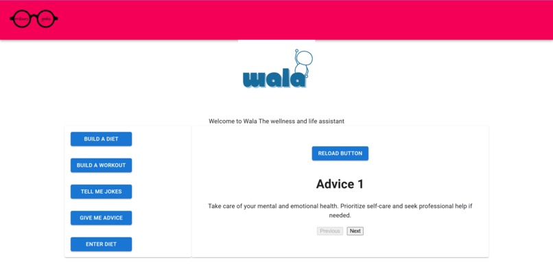 Wellness and Life Assistant WALA – screenshot 4