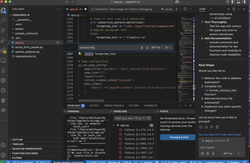 LegalWhiz - Smart Contract Risk Analyzer – screenshot 3