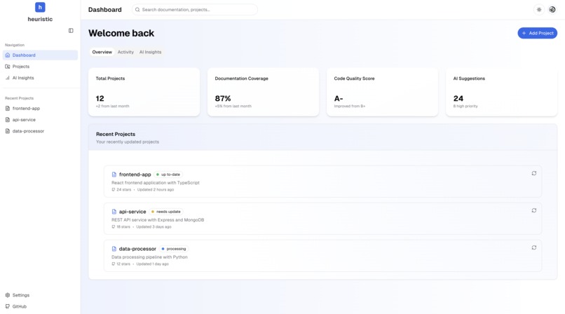 Heuristic – screenshot 1
