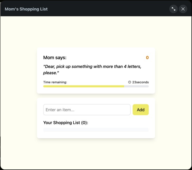 Mom's Shopping List – screenshot 5
