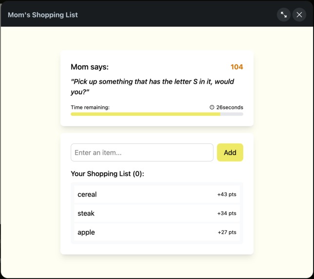 Mom's Shopping List – screenshot 2