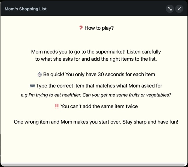 Mom's Shopping List – screenshot 3