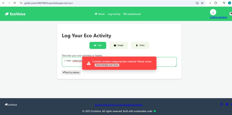 EcoVoice – screenshot 3