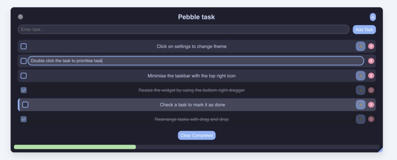 Pebble Task – screenshot 3