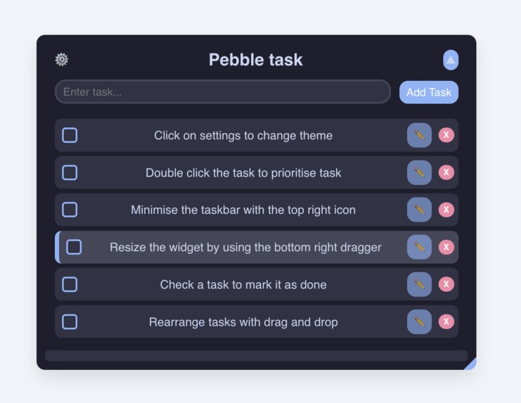 Pebble Task – screenshot 1