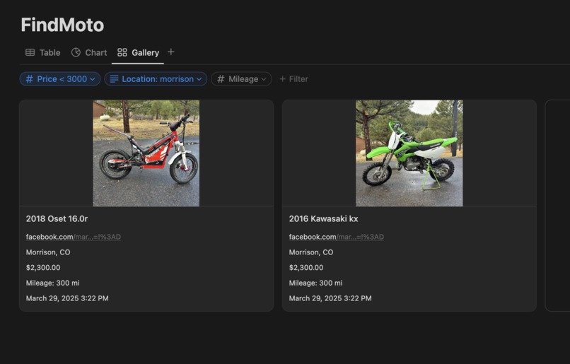 FindMoto – screenshot 2