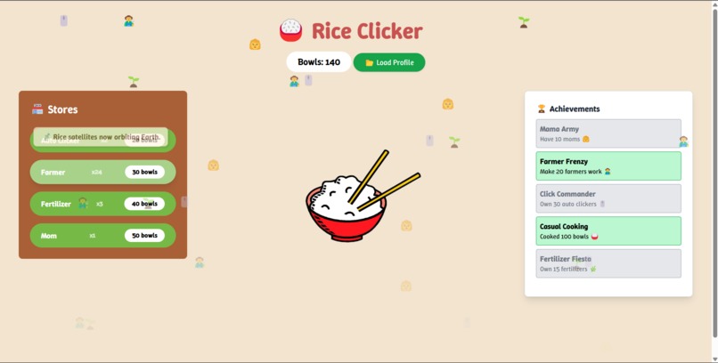 Rice Clicker – screenshot 2