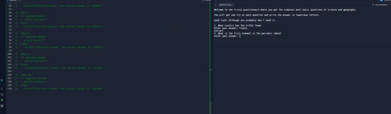 Quiz – screenshot 1
